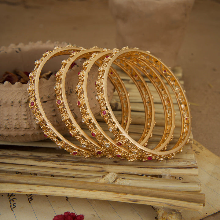 Parizad Bangles Gold Plated