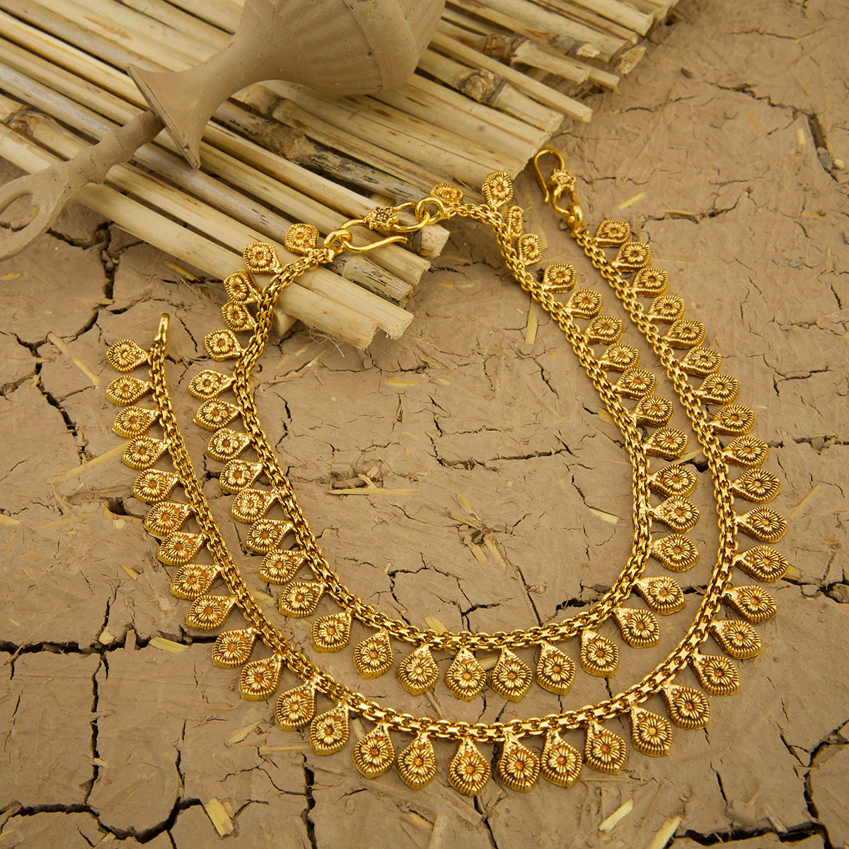 Aman Payal Handcrafted Gold Plated