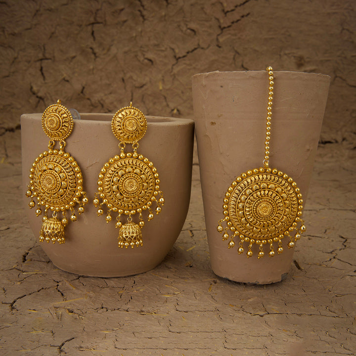 Juhi Earring Tika Handcrafted Gold Plated