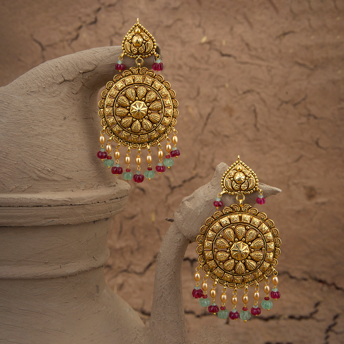 Sohni Earrings Handcrafted Gold Plated