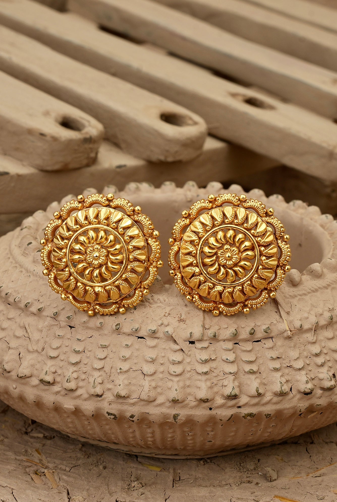 Nargish Tops Handcrafted Gold Plated