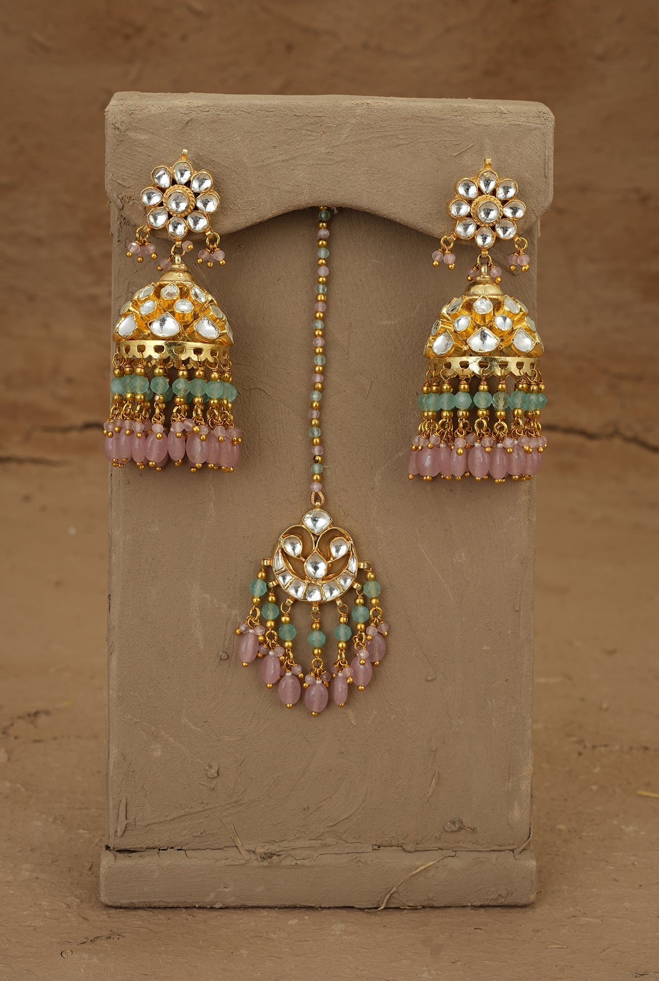 Rimi Hasli set Handcrafted Gold Plated
