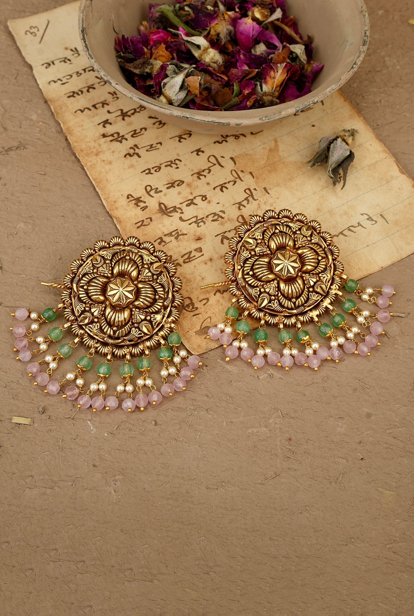Pavi Clips Handcrafted Gold Plated