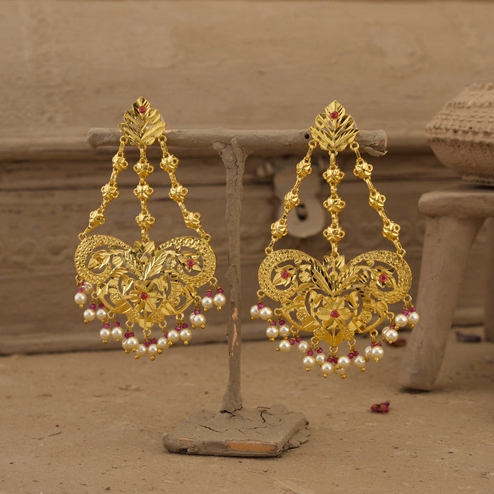 Ibaadat Earrings Handcrafted Gold Plated