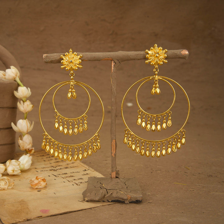 Vaidi  Earrings Handcrafted Gold Plated