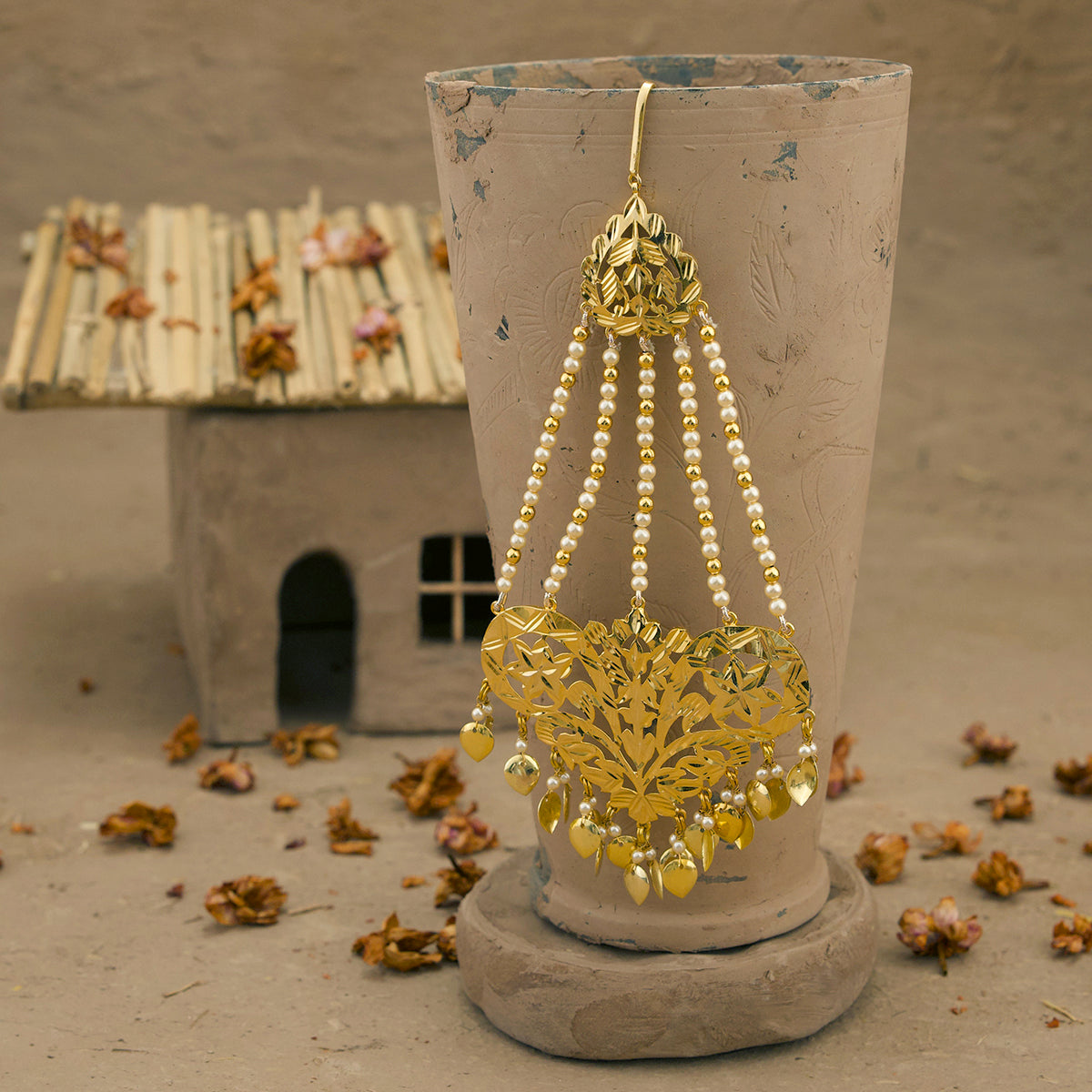 Bahaar  Passa Handcrafted Gold Plated
