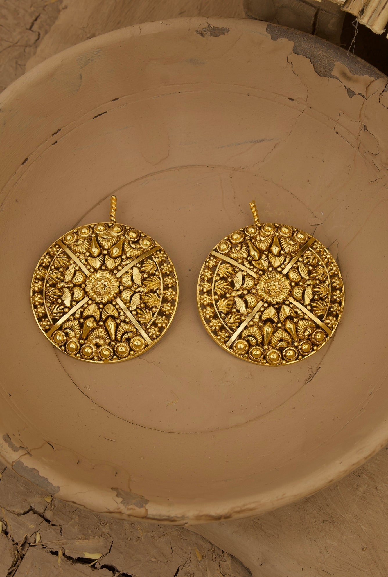 Tara Clips Handcrafted Gold Plated