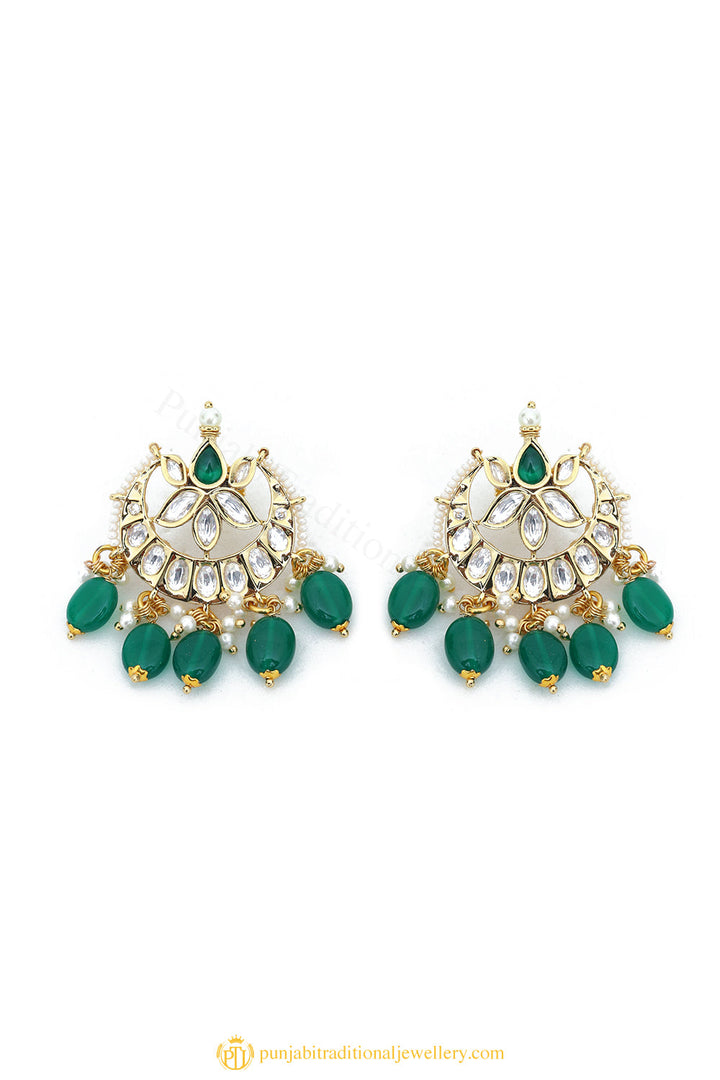 Gold Finished Earrings by PTJ