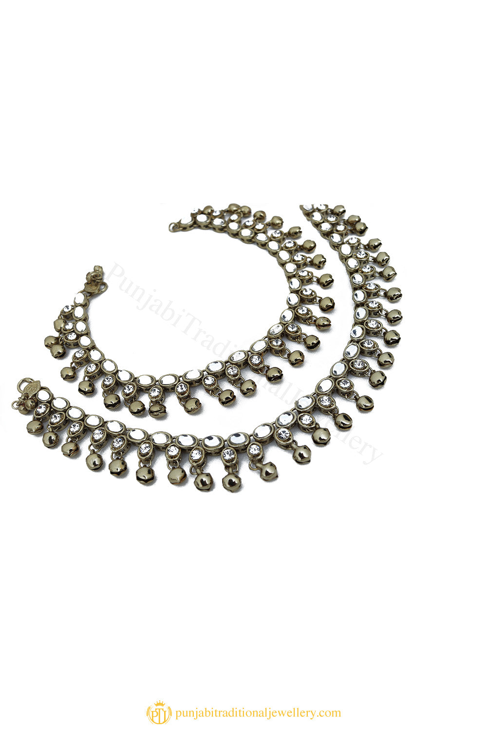 Gold Finished Payal by PTJ