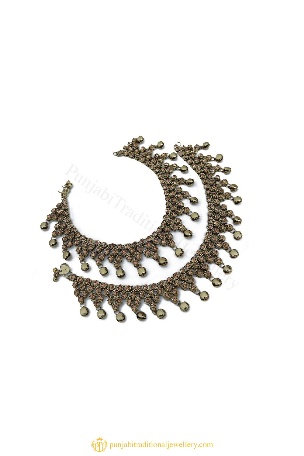 Gold Finished Payal by PTJ