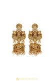 Gold Finished Earrings by PTJ