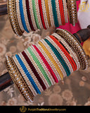 Multi Kundan Pearl Bangles Set For Both Hands | Punjabi Traditional Jewellery Exclusive