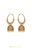 Gold Finished Earrings by PTJ