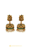 Gold Finished Earrings by PTJ