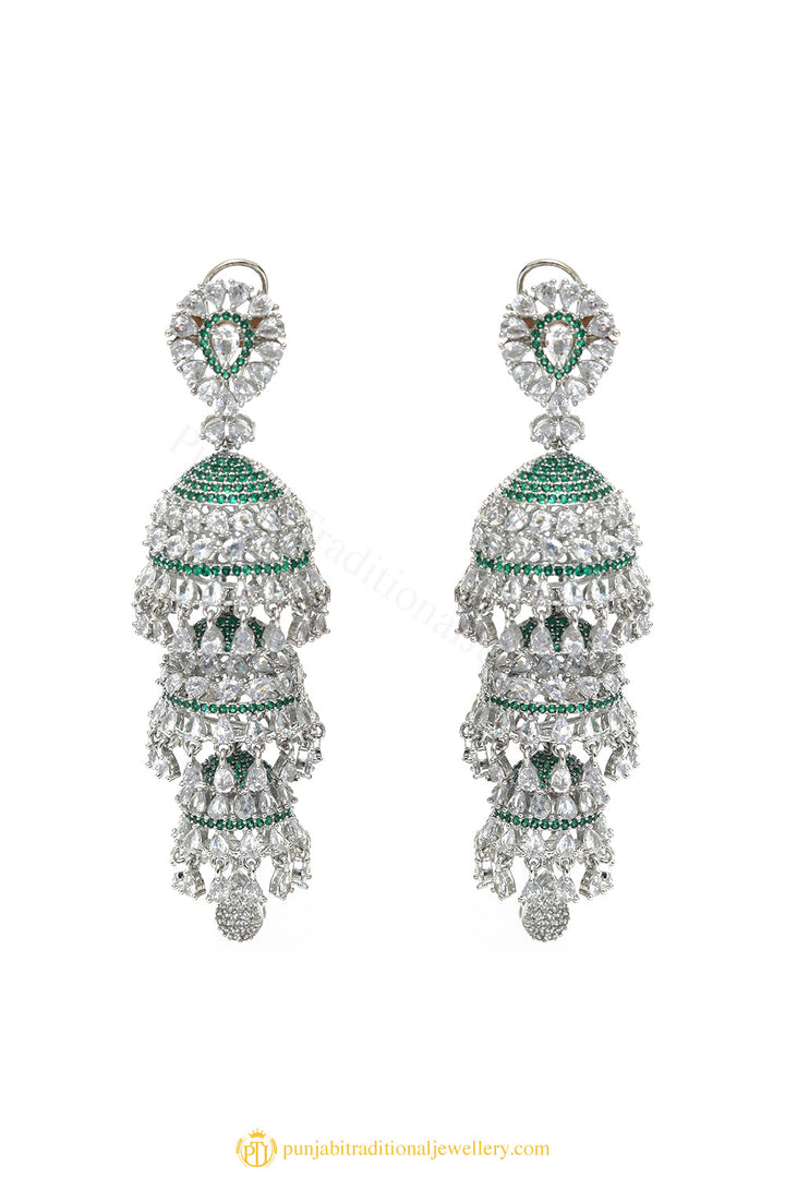 Gold Finished Earrings by PTJ
