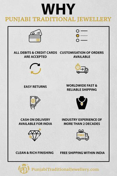 Green Color Pure Phulkari Dupatta By Punjabi Traditional Jewellery