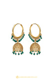 Gold Finished Earrings by PTJ
