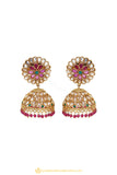 Gold Finished Earrings by PTJ