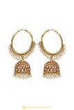 Gold Finished Earrings by PTJ