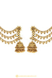 Gold Finished Earrings by PTJ