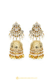 Gold Finished Earrings by PTJ