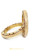 Gold Finished Bangles by PTJ