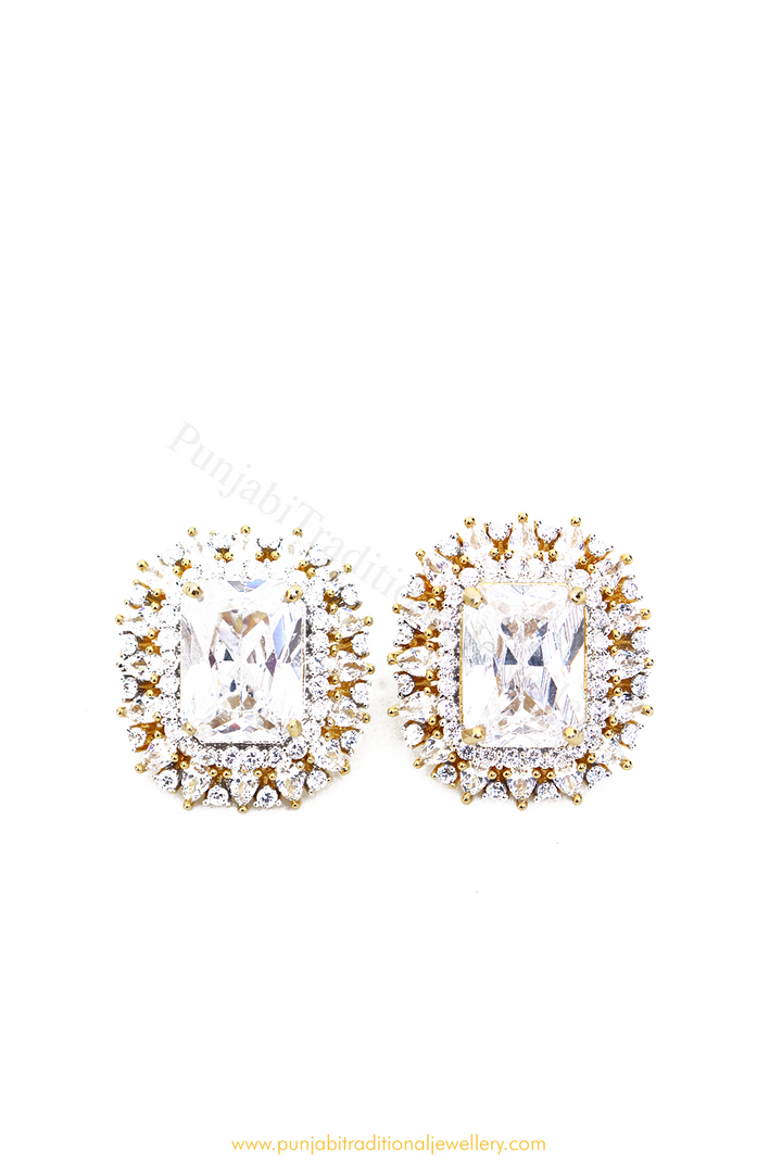 Gold Finished AD Studs By PTJ