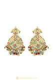 Gold Finished Earrings by PTJ