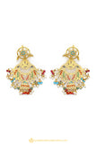 Gold Finished Earrings by PTJ