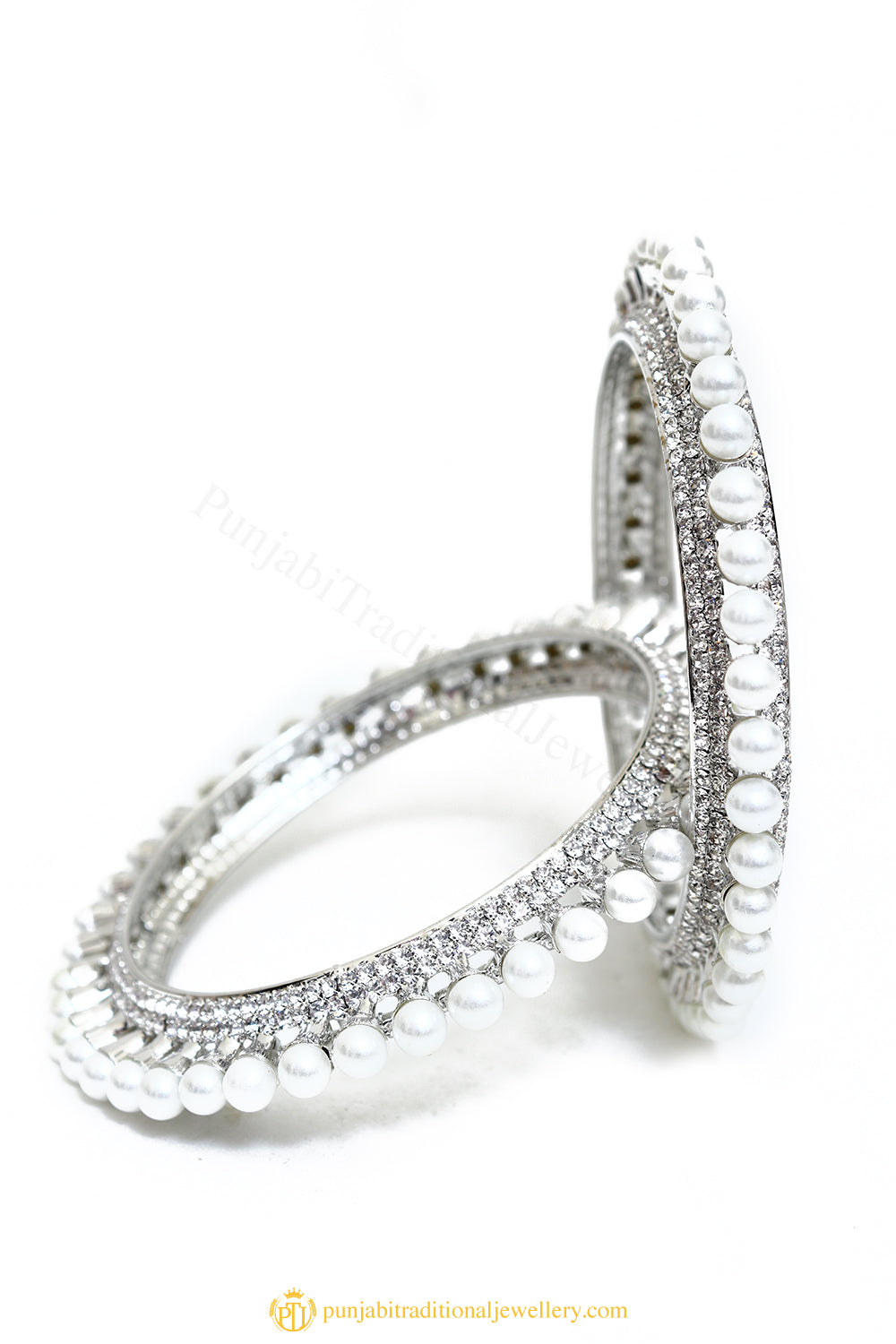 Gold Finished Bangles by PTJ