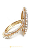 Gold Finished Bangles by PTJ