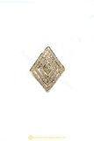 Gold Finished Navratan Kundan Ring By PTJ