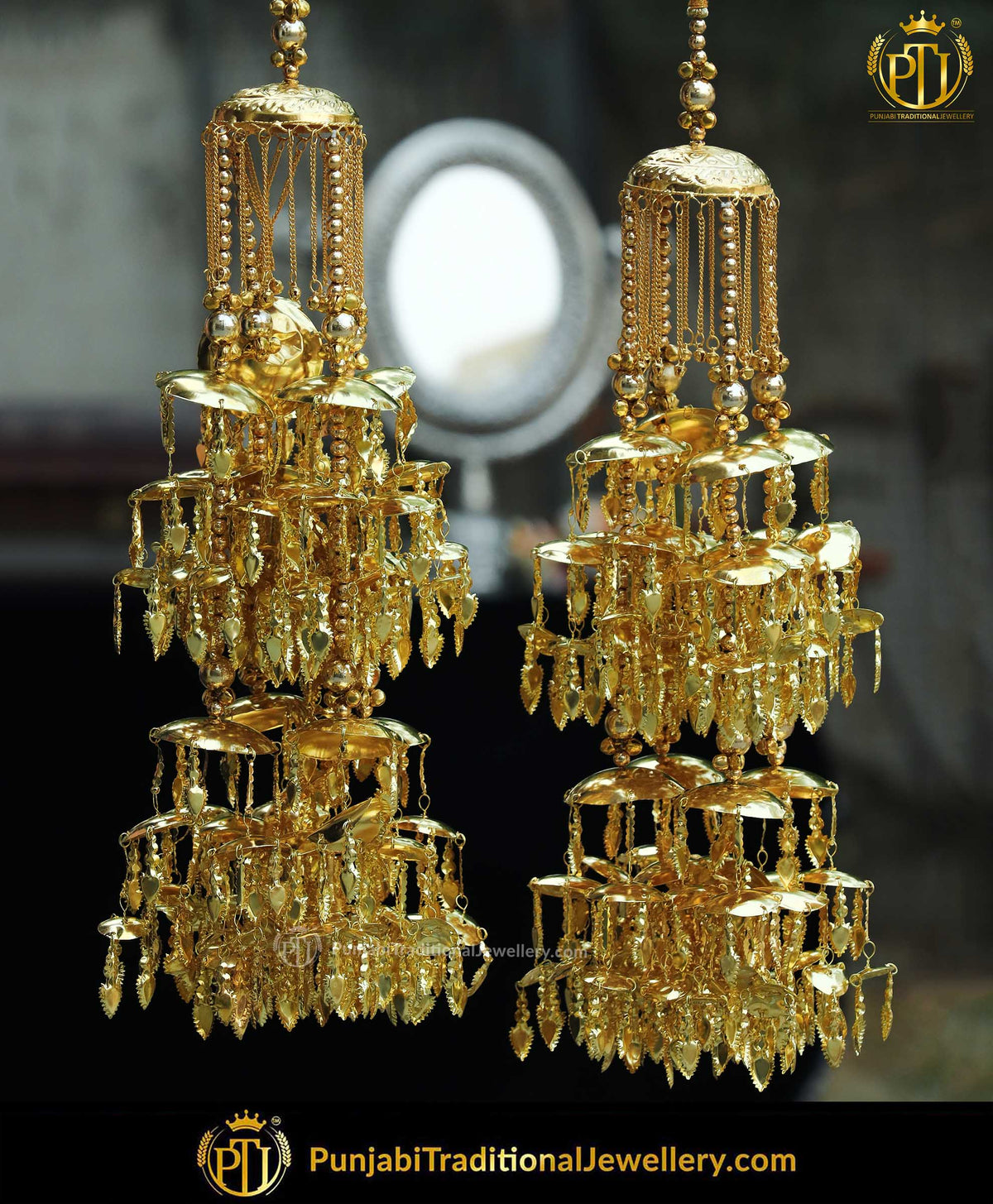 Pippal Patti Traditional Bridal Kalire | Punjabi Traditional Jewellery Exclusive