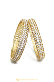 Gold Finished Bangles by PTJ