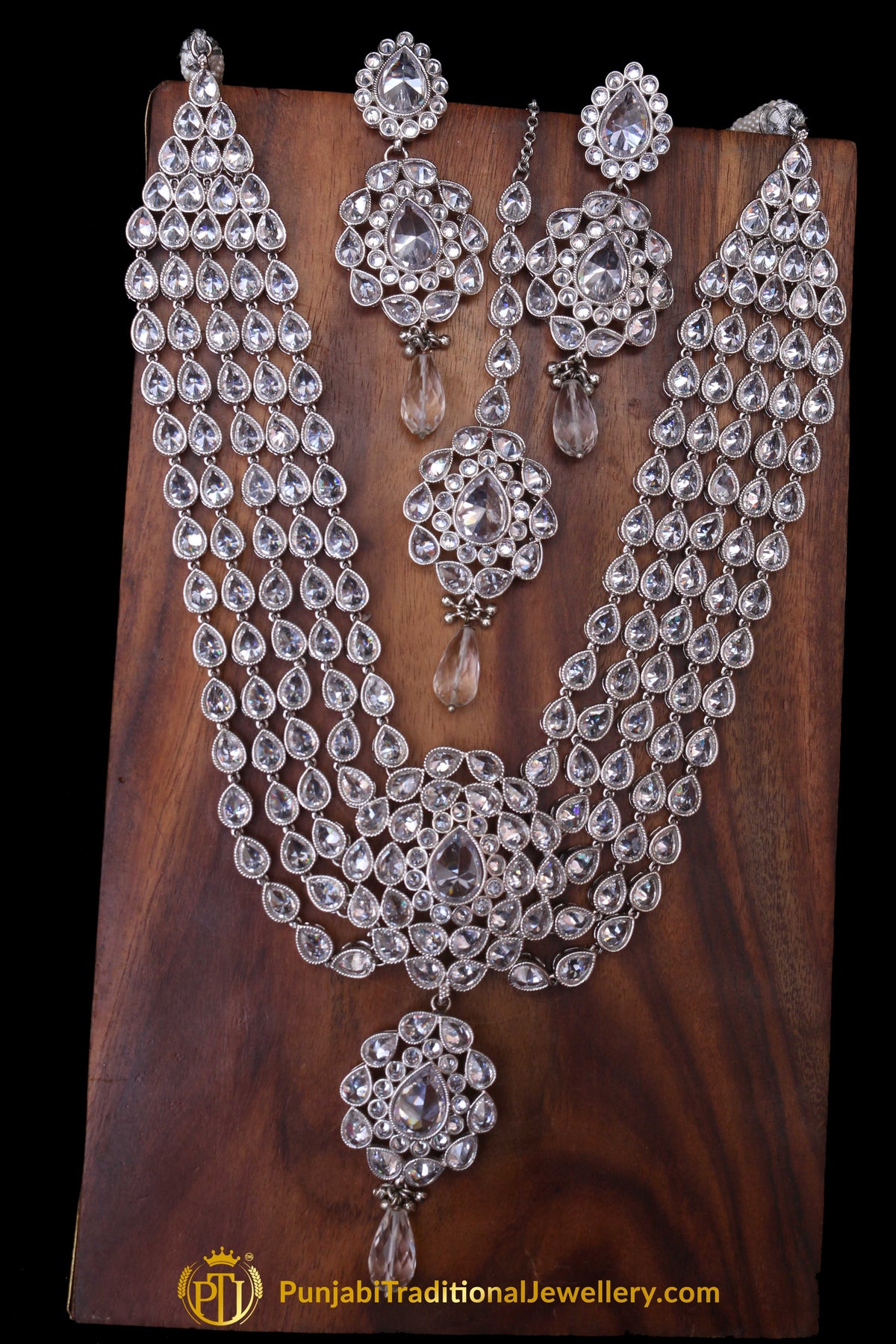 Polki Necklace Set By Punjabi Traditional Jewellery