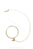 Antique Gold Plated Plain Nath By PTJ
