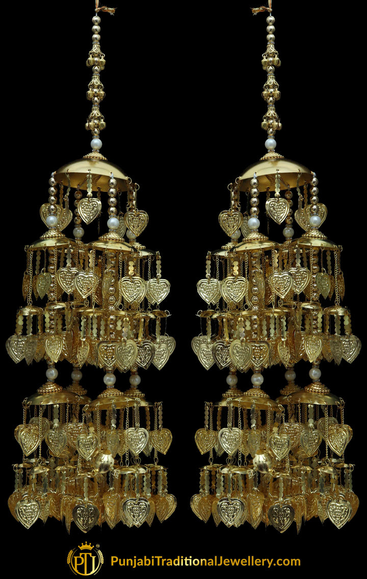 Golden Bridal Kalira By Punjabi Traditional Jewellery