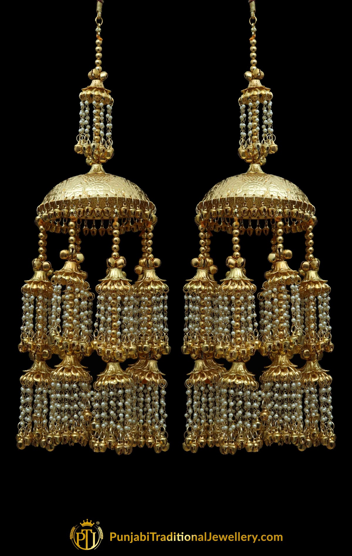 Golden Bridal Wedding Kalira By Punjabi Traditional Jewellery