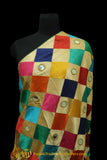 Pure Phulkari Dupatta With Multi Color By Punjabi Traditional Jewellery