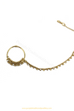 Antique Gold Finished Nath By PTJ