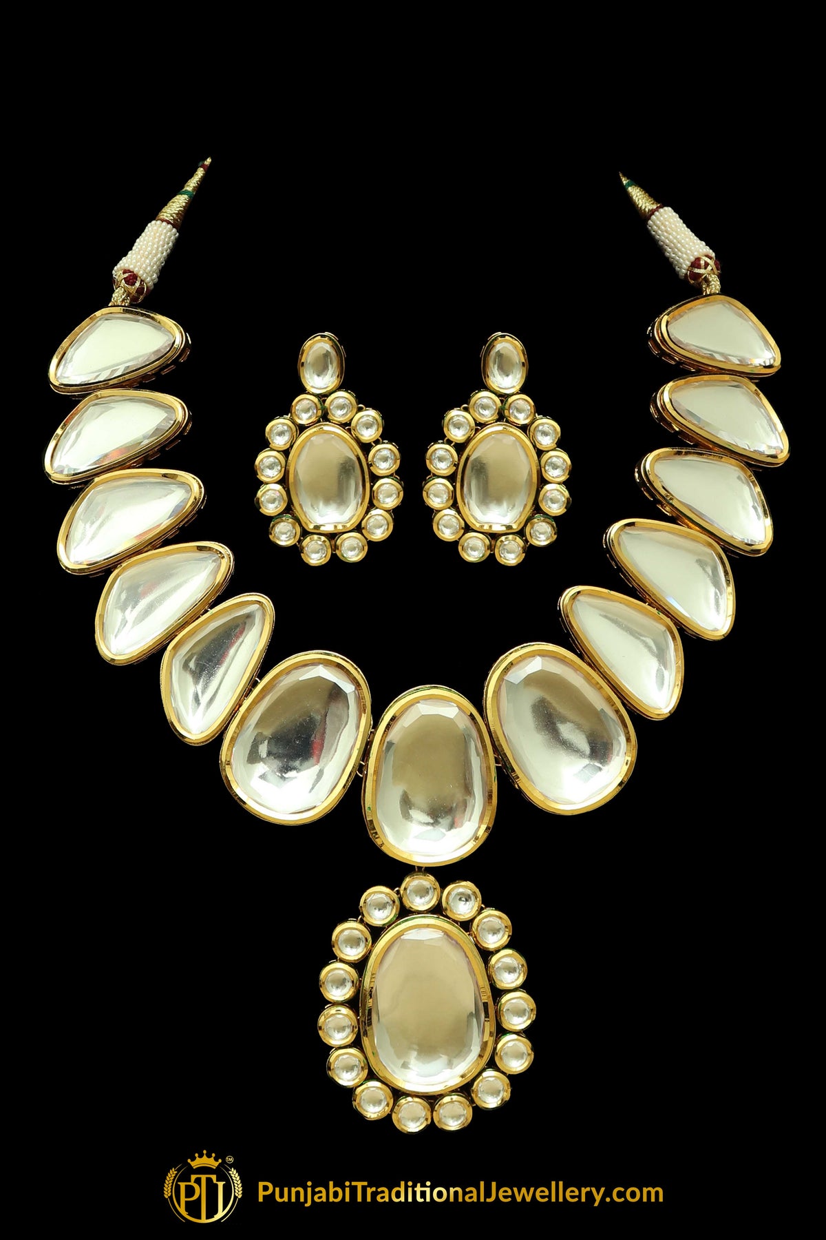 Kundan Necklace Set By Punjabi Taditional Jewellery