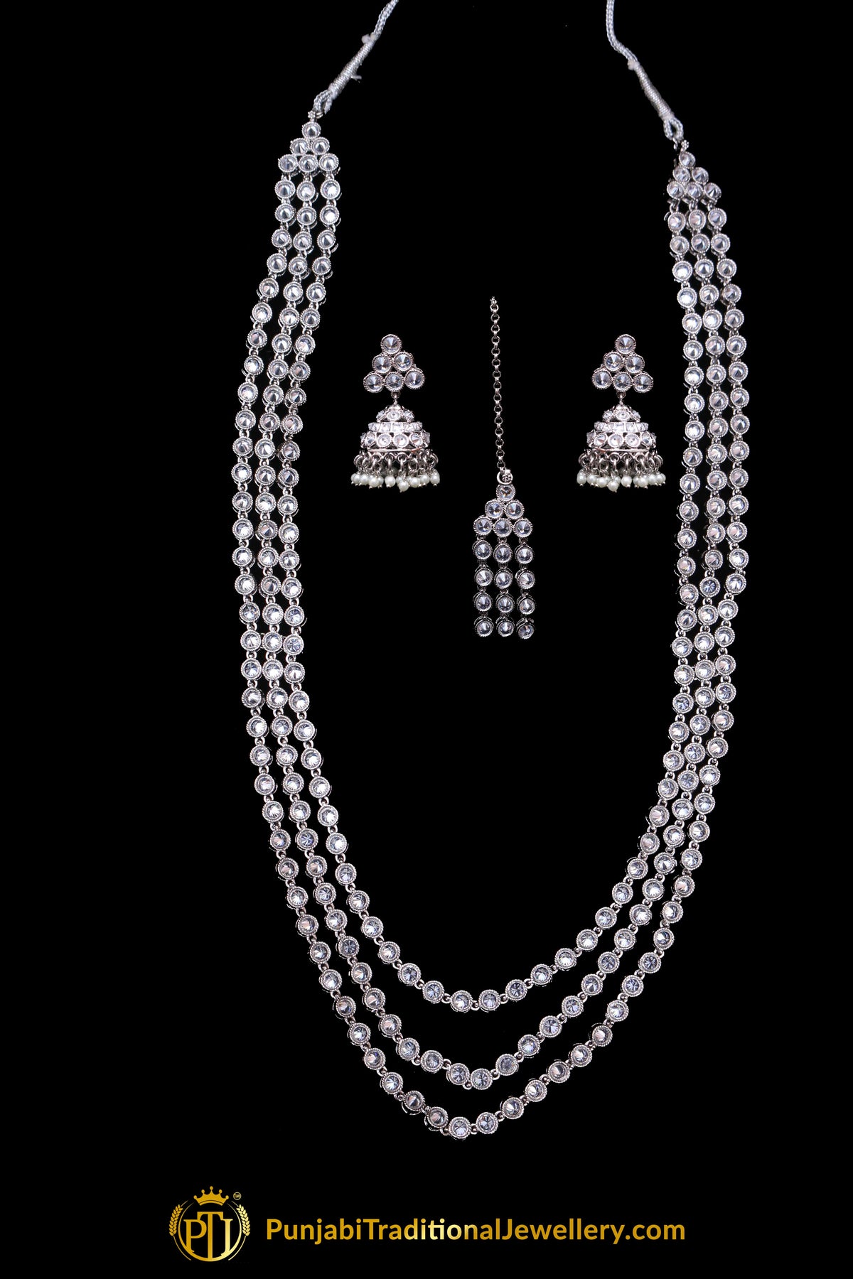 Polki Necklace Set By Punjabi Traditional Jewellery