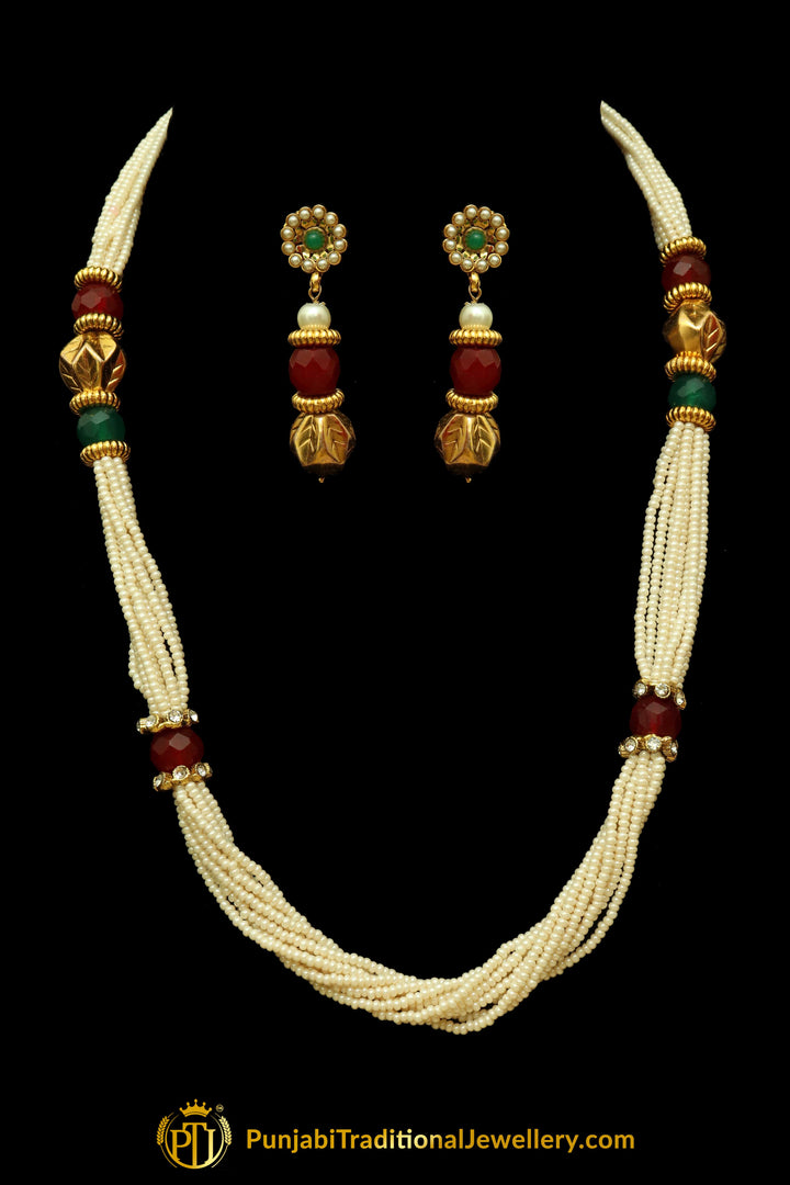 Jodha Mala Necklace Set By Punjabi Traditional Jewellery