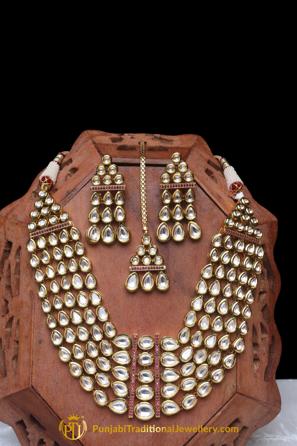 Kundan Necklace Set By Punjabi Traditional Jewellery