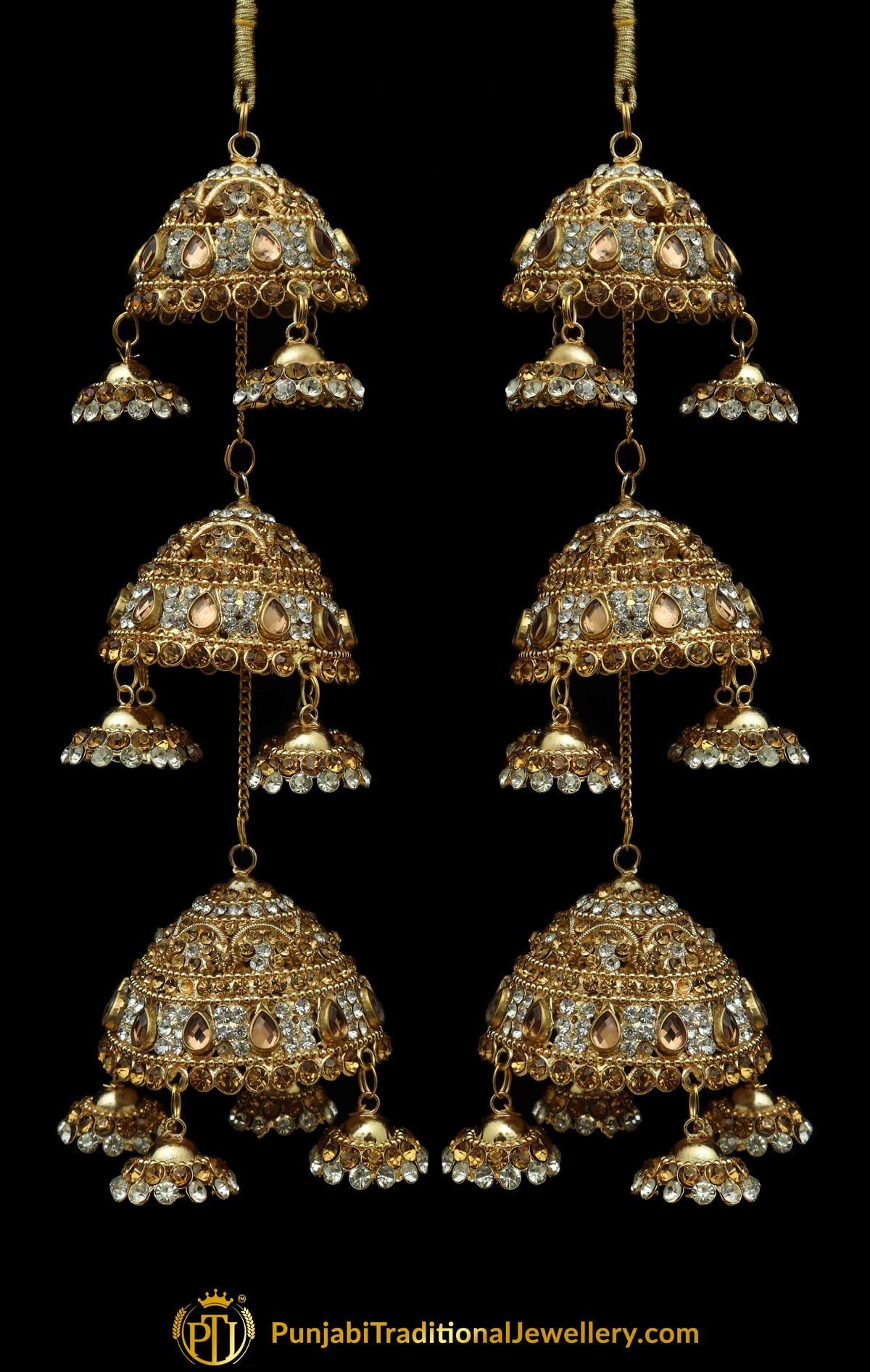 Golden Bridal Wedding Kalira By Punjabi Traditional Jewellery