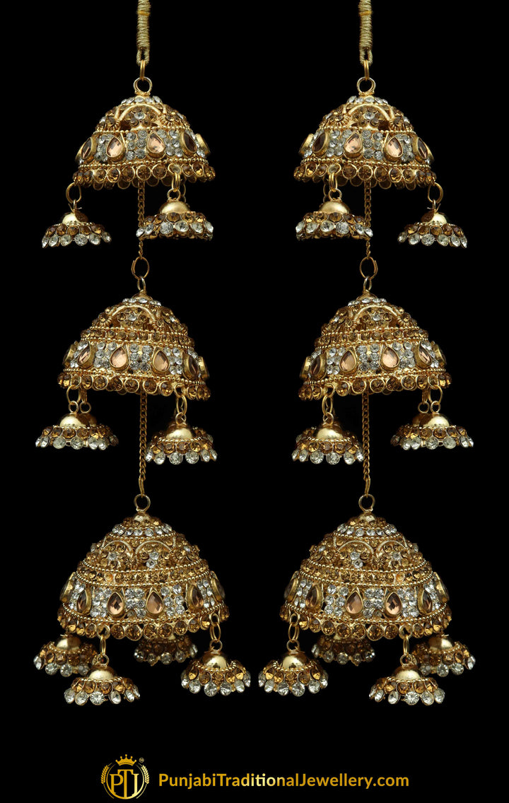 Golden Bridal Wedding Kalira By Punjabi Traditional Jewellery