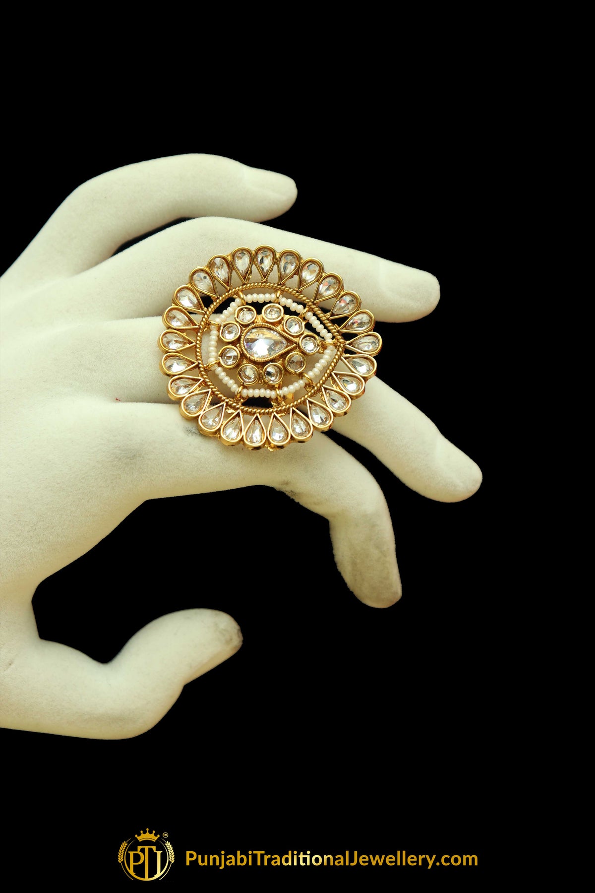 Polki Ring By Punjabi Traditional Jewellery