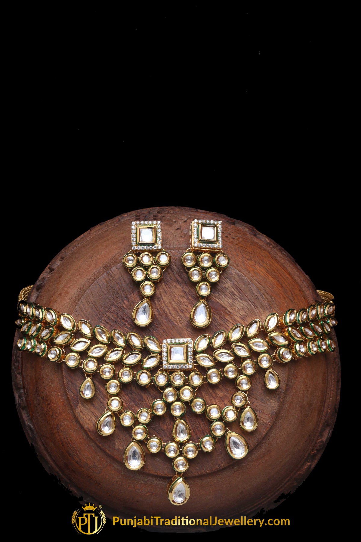 Kundan Necklace Set By Punjabi Traditional Jewellery