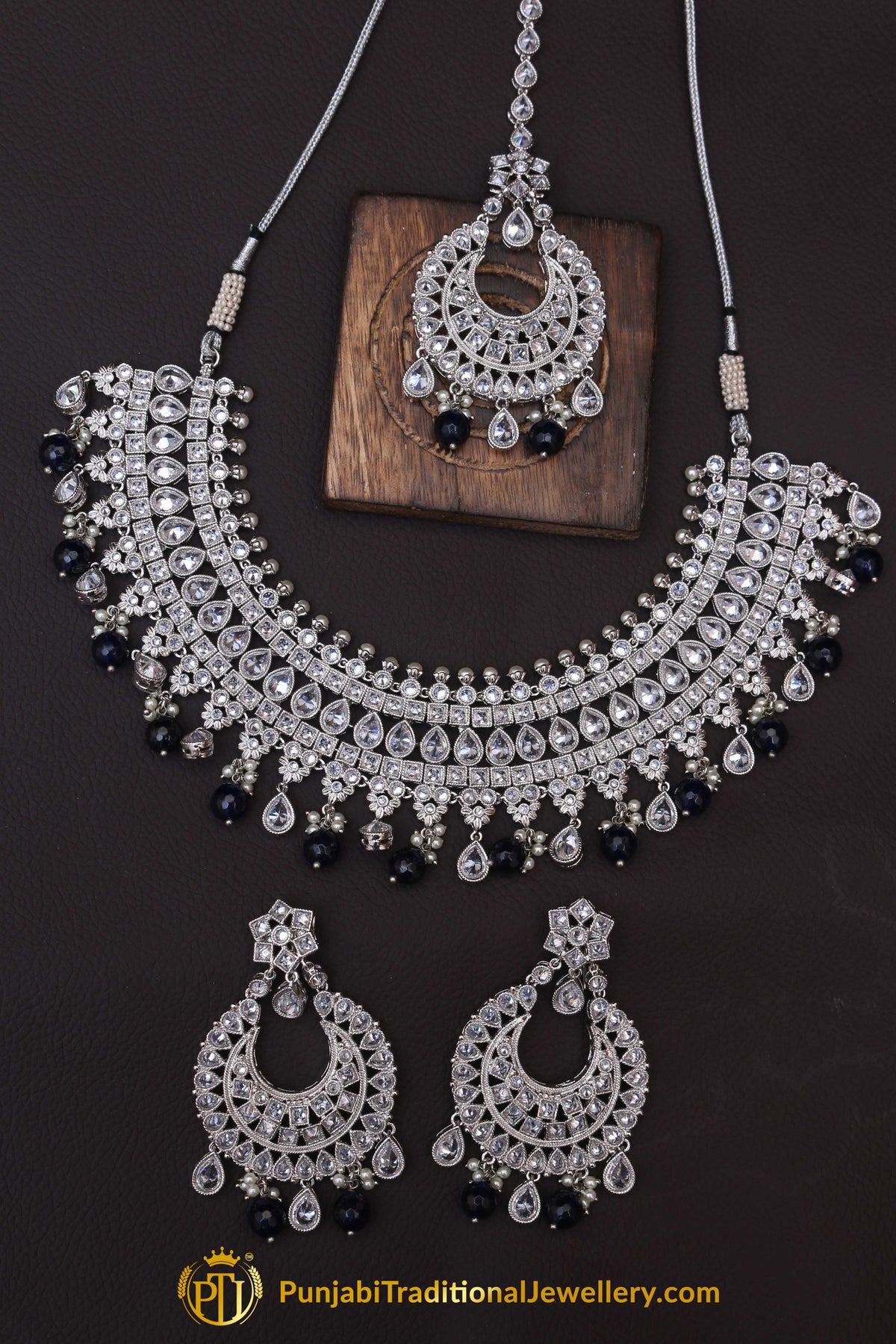 Polki Necklace Set By Punjabi Traditional Jewellery