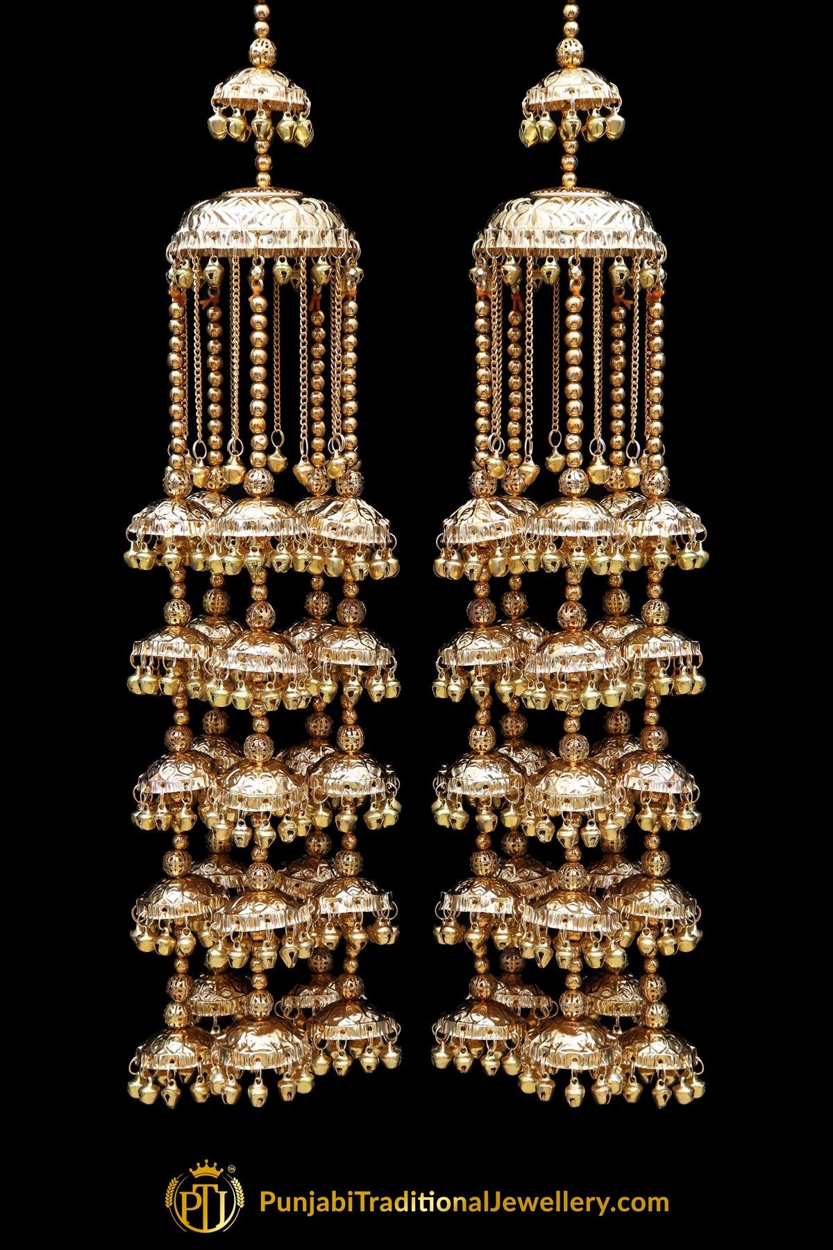 Golden Bridal Wedding Kalira By Punjabi Traditional Jewellery